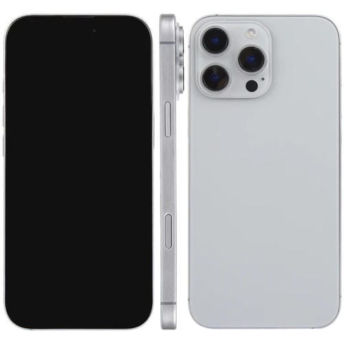 Modelo de Pantalla Falsa para iPhone 16 Pro Max con Pantalla Negra (Natural)