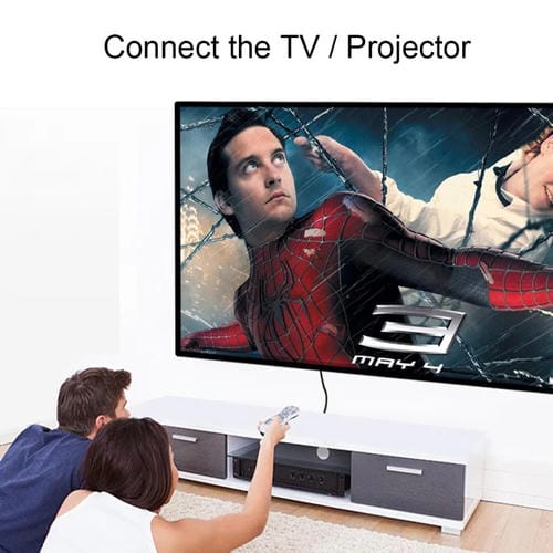 Cable HDMI 2.0 de Alta Velocidad 60 cm 4K x 2K Ángulo Recto 270 Grados Macho a Macho con Ethernet (Negro)