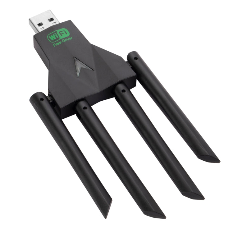 Tarjeta de Red Inalámbrica 5G USB Banda Dual Gigabit Receptor WIFI 1300 Mbps