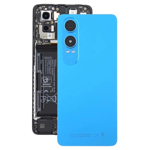 Back Cover Plastic Cover with Camera Lens Cover OnePlus Nord CE4 Lite (Blue)