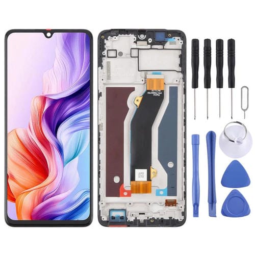 Full Screen with Frame for ZTE Blade V70 Max (Black)