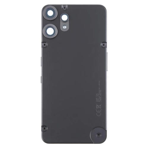 Original Back Cover for Nothing Phone 2 Pro with Camera Lens Protector (Black)