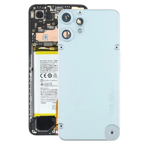 Cover Posteriore Originale per Nothing Phone 2 Pro con Protettore di Lente della Fotocamera (Verde)