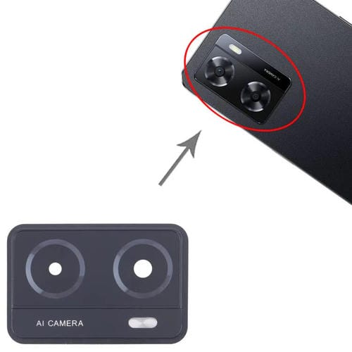Rear Camera Lens Cover Oppo A57 4G (Black)