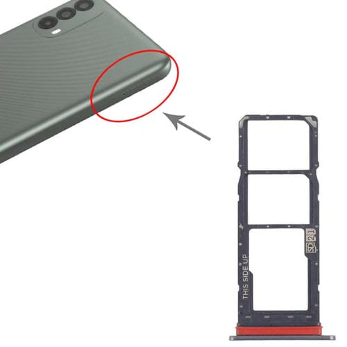 Vassoio Scheda SIM e Micro SD Motorola Moto E40 (Grigio)