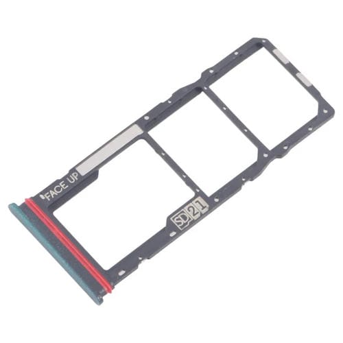 Bandeja para tarjeta SIM original (10 unidades) + bandeja para tarjeta SIM + bandeja para tarjeta Micro SD (verde) para Motorola Moto G04s