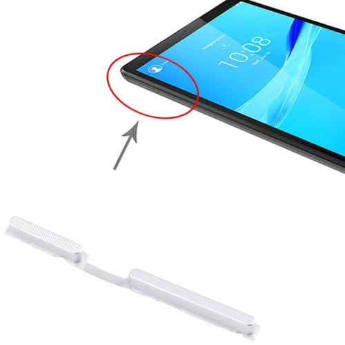 Pulsante di accensione e controllo del volume Lenovo Tab M8 FHD TB-8705 (Argento)