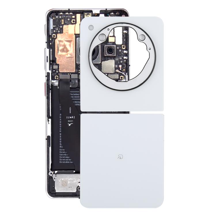 Coperchio posteriore della batteria ZTE Libero Flip 5G A304ZT (Bianco)