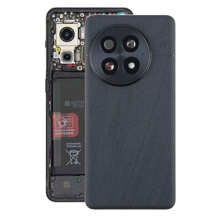 Tapa Trasera Batería Vidrio OnePlus 13 CPH2655 CPH2653 Lente Cámara (Negro Mate)