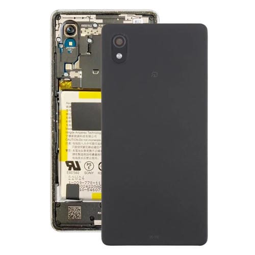 RĂŒckseite Batterieabdeckung Sony Xperia Ace III mit Kameraglas (Schwarz)