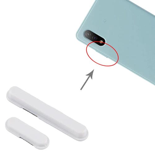 Pulsante di accensione e pulsante di controllo del volume Sony Xperia Ace II (Bianco)