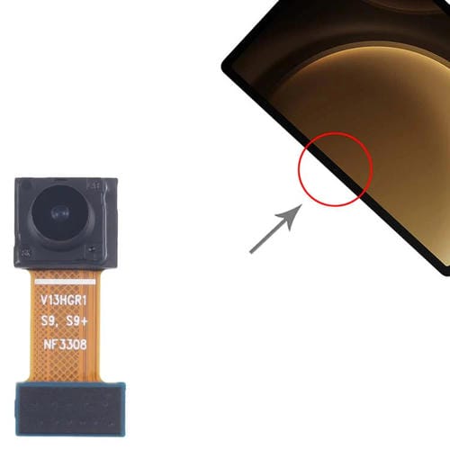 Caméra frontale Samsung Galaxy Tab S9+ SM-X810 / X816 / X818