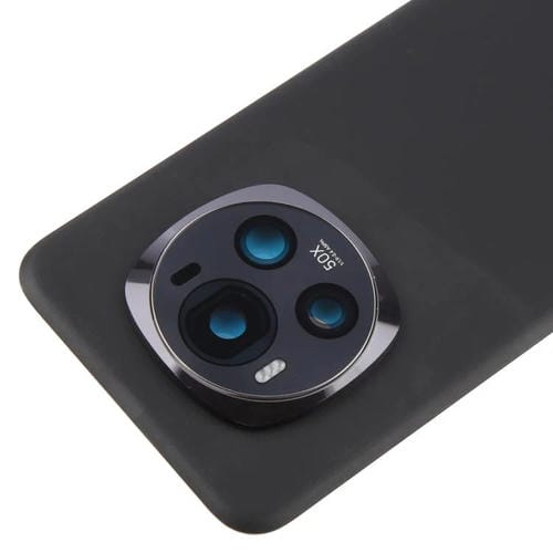 Carcasa trasera con tapa para lente de cámara para Honor Magic6 (negra)