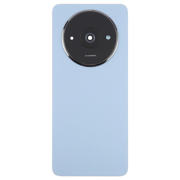 Carcasa trasera OEM con tapa para lente de cámara para Xiaomi Redmi A3 4G (azul)