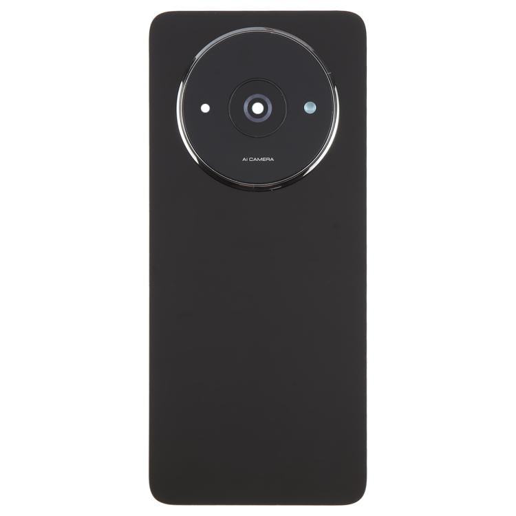 Carcasa trasera OEM con tapa para lente de cámara para Xiaomi Redmi A3x 4G (negra)