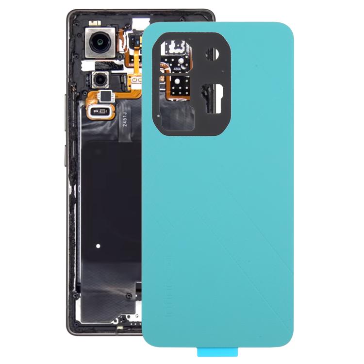 Funda trasera de cuero original para Infinix Note 50x 5G X6857B (verde)