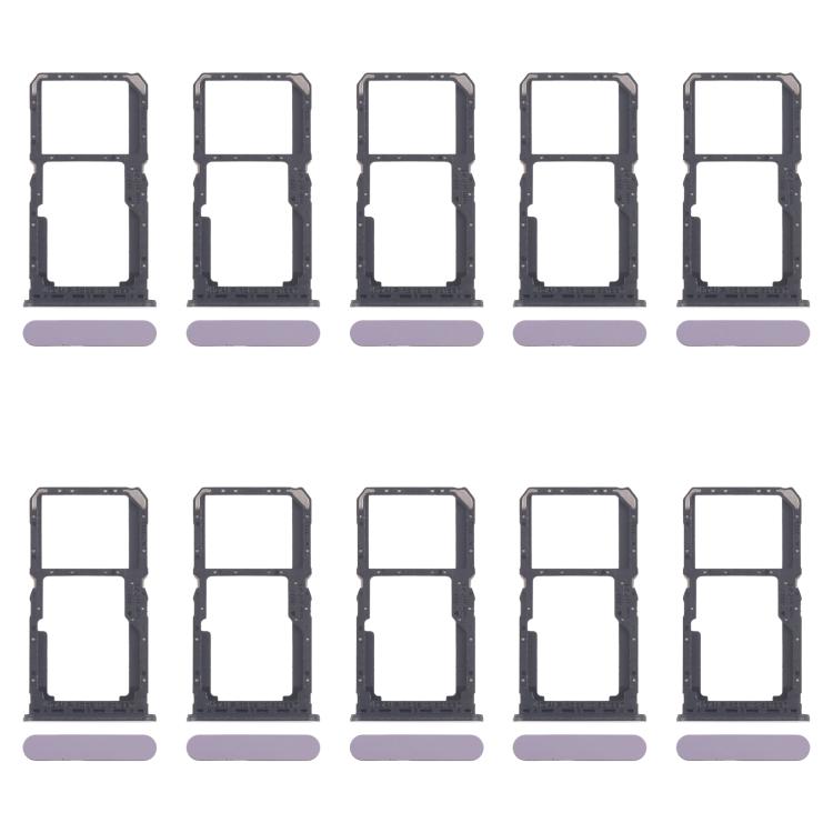 Bandeja para tarjeta SIM original OPPO A80 5G CPH2639 (10 unidades) + bandeja para tarjeta SIM/tarjeta micro SD (morado)