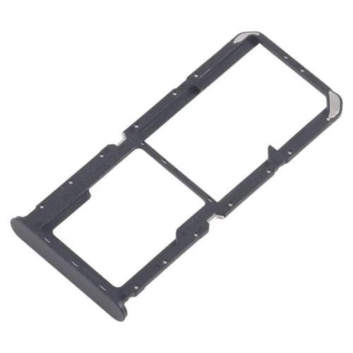 Bandejas para tarjeta SIM original (10 unidades) + bandeja para tarjeta SIM + bandeja para tarjeta Micro SD (negra) para OPPO Reno7 4G CPH2363