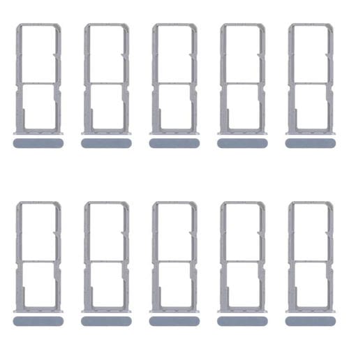 Bandejas para tarjeta SIM original (10 unidades) + bandeja para tarjeta SIM + bandeja para tarjeta Micro SD (azul) para OPPO Reno7 4G CPH2363