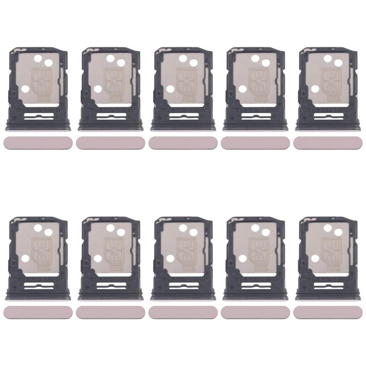 Bandejas para tarjeta SIM original (10 unidades) para OPPO Reno12 5G CPH2625 + bandeja para tarjeta SIM/tarjeta Micro SD (rosa)
