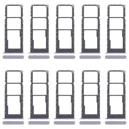 Para Realme C65 4G RMX3910, 10 bandejas SIM originales + bandejas SIM + bandejas Micro SD (azul)