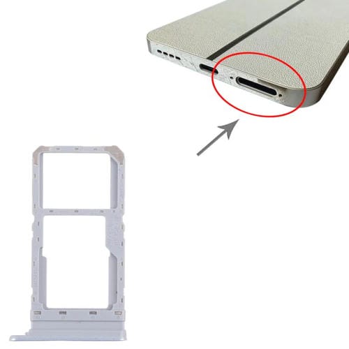 Bandeja para tarjeta SIM original Realme 12 4G RMX3871 (10 unidades) + bandeja para tarjeta SIM/tarjeta Micro SD (azul)