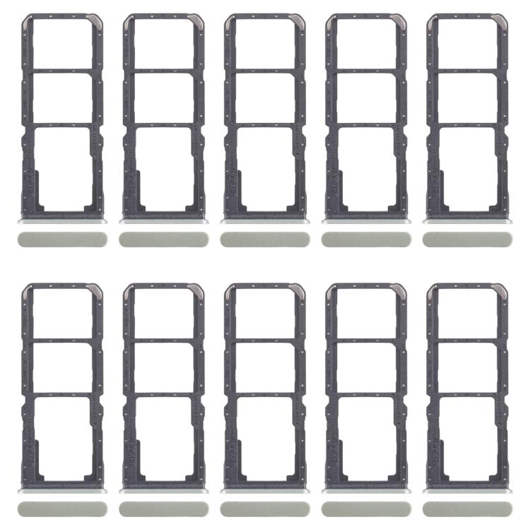 Bandeja para tarjeta SIM original Realme C67 5G (10 unidades, bandeja para tarjeta SIM y bandeja para tarjeta Micro SD, verde)
