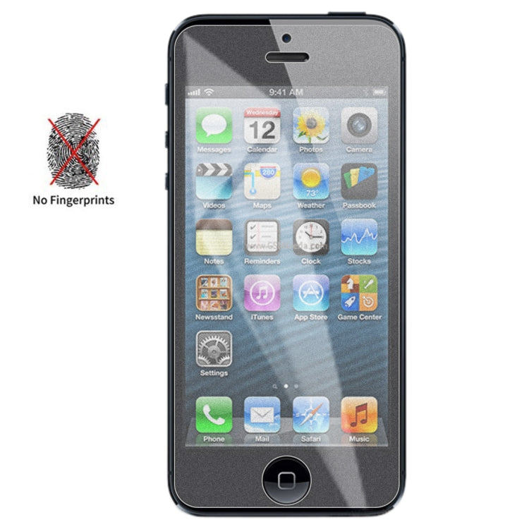 Película de Vidrio Templado Antideslumbrante a Prueba de Explosiones 0.3mm 2.5D para iPhone 5 5S 5C