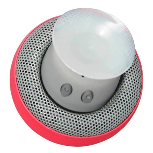 Altavoz Bluetooth con Soporte de Succión (Rojo)