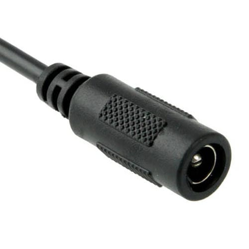 Cable alimentación hembra CC 5,5 x 2,1 mm adaptador computadora portátil 30 cm