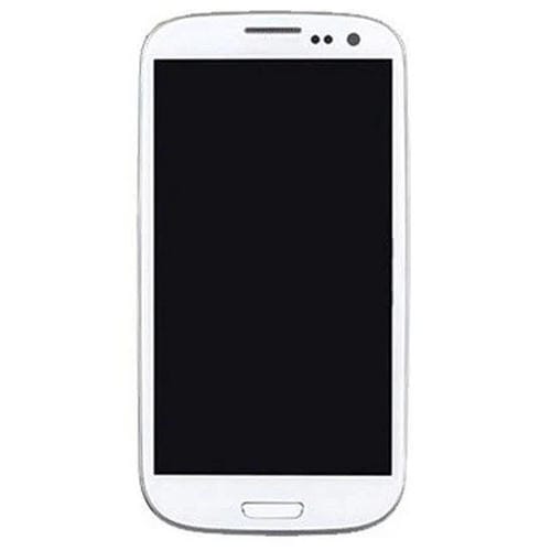 LCD Super AMOLED screen Samsung Galaxy S3 i9300 with Frame (White)