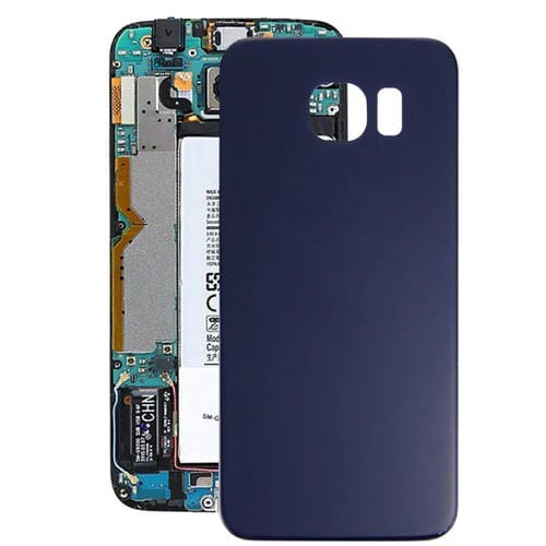 Couvercle arrière de la batterie Samsung Galaxy S6 Edge G925 (Bleu) Coque