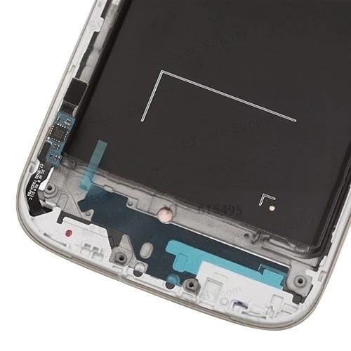 LCD-Bildschirm Samsung Galaxy S4 i337/m919 mit Rahmen (Schwarz)