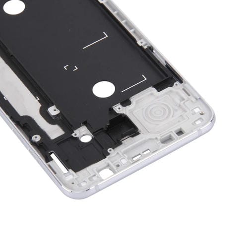 Frente do invólucro LCD Samsung Galaxy J7 J710 Moldura Moldura Placa (Prata)