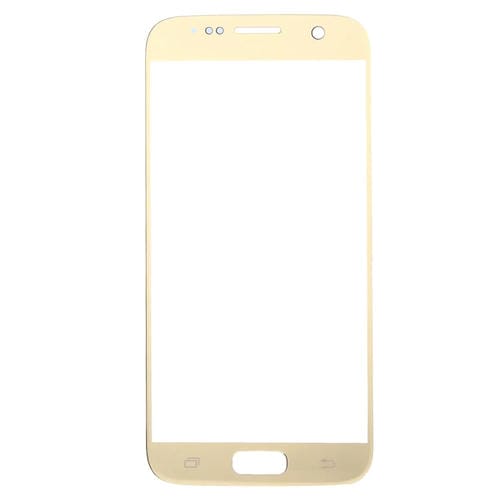 Pantalla Frontal Samsung Galaxy S7 / G930 Lente de Vidrio Exterior (Dorado)
