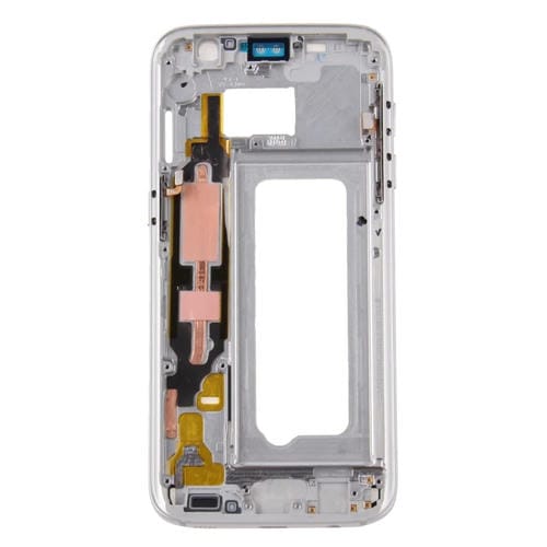 Carcasa Frontal LCD Marco Bisel Samsung Galaxy S7 / G930 (Plata)