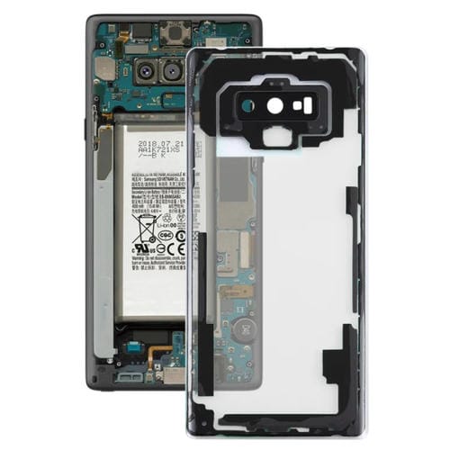 Tapa Trasera de Batería Samsung Galaxy Note 9 / N960D N960F con Lente de Cámara (Transparente)
