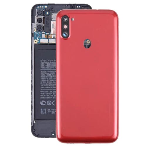Carcasa trasera con tapa para lente de cĂĄmara para Samsung Galaxy A11 SM-A115F (roja)