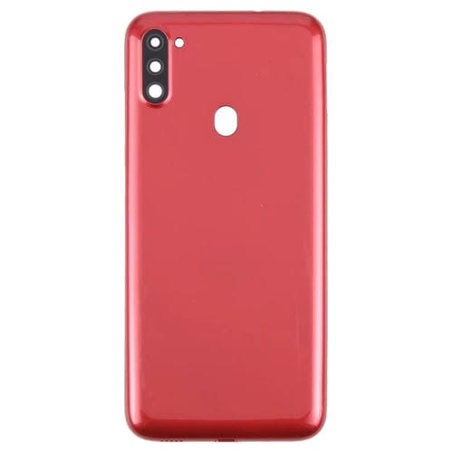 Carcasa trasera con tapa para lente de cĂĄmara para Samsung Galaxy A11 SM-A115F (roja)