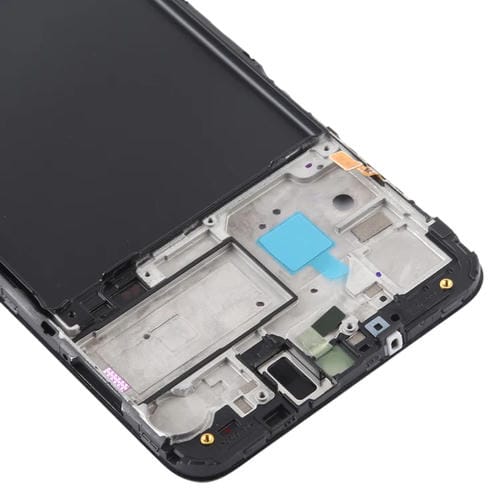 LCD-Frontgehäuse mit Rahmenblende für Samsung Galaxy A10 (Schwarz)