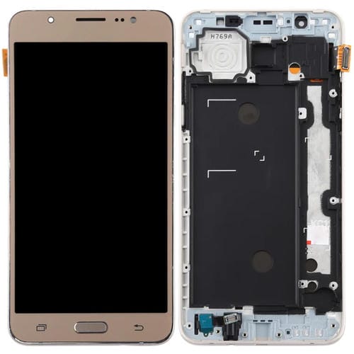 Ecrã TFT LCD Samsung Galaxy J7 J710F com Moldura (Ouro)