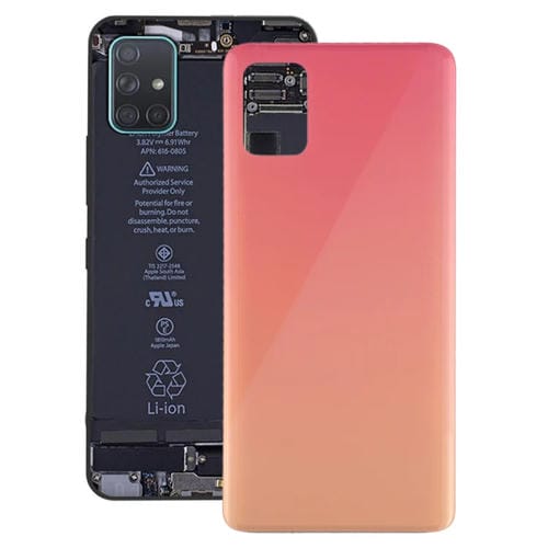 RĂŒckseite Batterieabdeckung Samsung Galaxy A51 (Rosa)