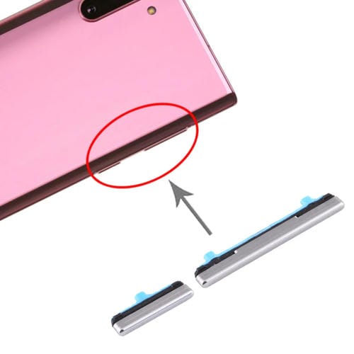 Bouton d'alimentation et de volume Samsung Galaxy Note 10 (Argent)