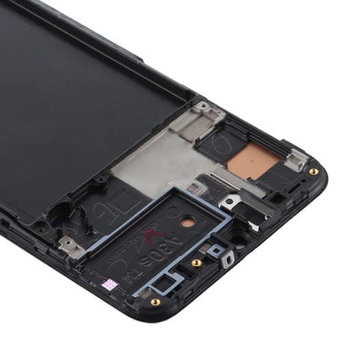 TFT LCD-Bildschirm Samsung Galaxy A30s mit Rahmen (Schwarz)