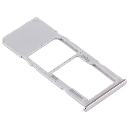 Plateau Carte SIM et Micro SD Samsung Galaxy A71/A715 (Argent)