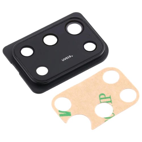 Capot d'objectif d'appareil photo Samsung Galaxy A31 (10 pièces) (Noir)