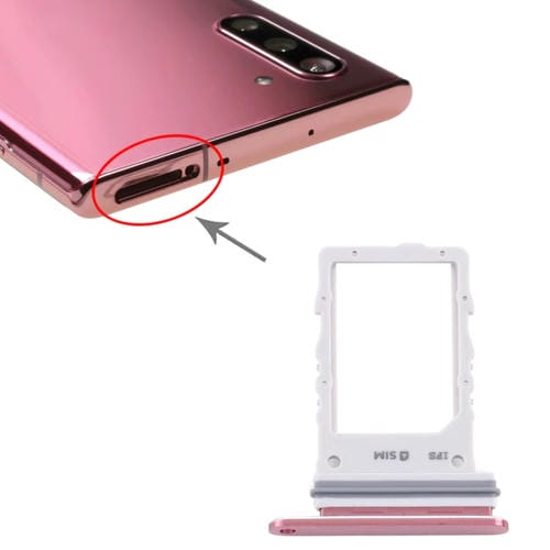 Plateau de carte SIM Samsung Galaxy Note 10 5G (Rose)