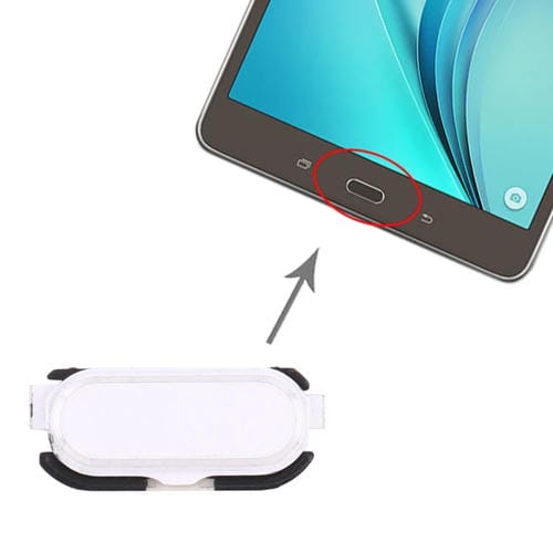 Tasto Home Samsung Galaxy Tab A 8.0 SM-T350/T355 Funzione (Bianco)