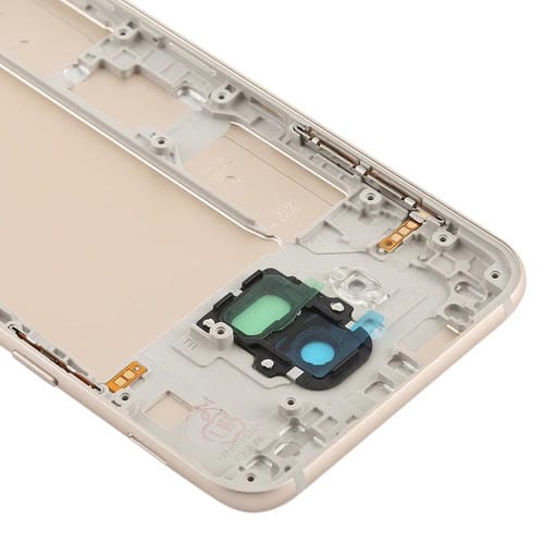 Tampa Traseira Samsung Galaxy A6 / A600F com Teclas Laterais e Lente da Câmara (Ouro)
