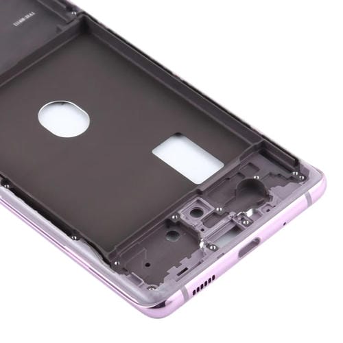 Cadre Moyen Biseauté Plaque Samsung Galaxy S20 FE (Violet)